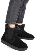CIZME NEGRE PIELE NATURALA IS771421