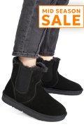 CIZME NEGRE PIELE NATURALA IS771421