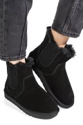 CIZME NEGRE PIELE NATURALA IS771421