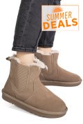 CIZME TAUPE PIELE NATURALA IS771421