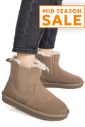 CIZME TAUPE PIELE NATURALA IS771421