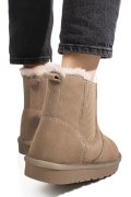 CIZME TAUPE PIELE NATURALA IS771421