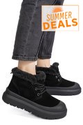 GHETE NEGRE PIELE NATURALA IS771400