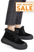 GHETE NEGRE PIELE NATURALA IS771400