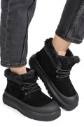 GHETE NEGRE PIELE NATURALA IS771400