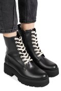 GHETE NEGRE PIELE NATURALA 1S7734