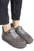 PANTOFI SPORT GRI PIELE NATURALA INTOARSA 1S77204