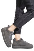 PANTOFI SPORT GRI PIELE NATURALA INTOARSA 1S77204
