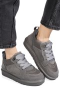 PANTOFI SPORT GRI PIELE NATURALA INTOARSA 1S77204