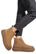 GHETE CAMEL PIELE NATURALA INTOARSA IS771403