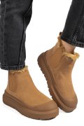 GHETE CAMEL PIELE NATURALA INTOARSA IS771403