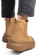 GHETE CAMEL PIELE NATURALA INTOARSA IS771403