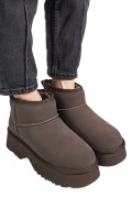 GHETE MARO INCHIS PIELE NATURALA INTOARSA 1S77274
