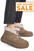 GHETE TAUPE PIELE NATURALA IS771400
