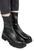 GHETE NEGRE PIELE NATURALA VB254205-A