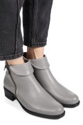 GHETE GRI PIELE NATURALA 2S7725