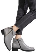 GHETE GRI PIELE NATURALA 2S7725