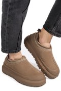 PANTOFI SPORT TAUPE PIELE NATURALA INTOARSA I1401