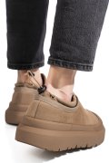 PANTOFI SPORT TAUPE PIELE NATURALA INTOARSA I1401