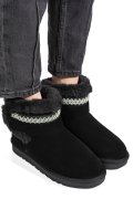 CIZME NEGRE PIELE NATURALA INTOARSA IS771214