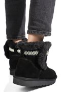 CIZME NEGRE PIELE NATURALA INTOARSA IS771214