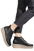 GHETE NEGRE PIELE NATURALA 0SP583