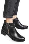 GHETE NEGRE PIELE NATURALA 2PC25LIB