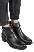 GHETE NEGRE PIELE NATURALA 2PC25LIB