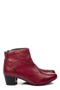 BOTINE ROSII PIELE NATURALA 50132041