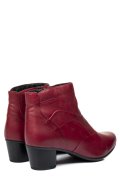 BOTINE ROSII PIELE NATURALA 50132041