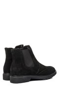 GHETE NEGRE PIELE NATURALA INTOARSA 62290777