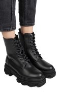 GHETE NEGRE PIELE NATURALA 1S7751