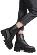 GHETE NEGRE PIELE NATURALA 1S7751