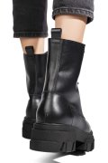 GHETE NEGRE PIELE NATURALA 1S7751