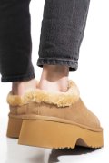 SABOTI CAMEL PIELE NATURALA INTOARSA 1S77273