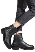 GHETE DAMA PIELE NATURALA NEGRE 0S7780-II