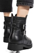 GHETE DAMA PIELE NATURALA NEGRE 0S7780-II