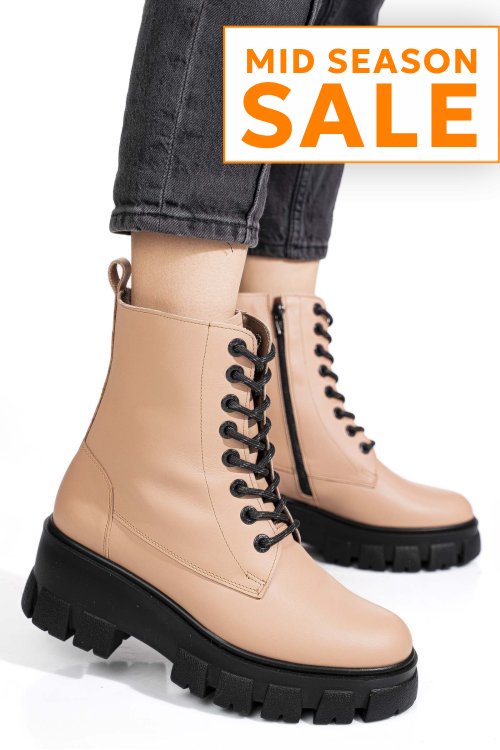 Ghete nude piele naturala 1s7755