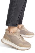 PANTOFI SPORT KHAKI PIELE NATURALA FSP001-867