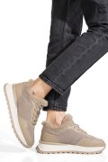 PANTOFI SPORT KHAKI PIELE NATURALA FSP001-867
