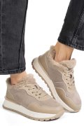 PANTOFI SPORT KHAKI PIELE NATURALA FSP001-867