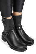 GHETE NEGRE PIELE NATURALA ANNY