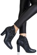 BOTINE BLEUMARIN PIELE NATURALA INTOARSA 7S7790