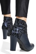 BOTINE BLEUMARIN PIELE NATURALA INTOARSA 7S7790