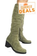 CIZME OLIVE PIELE NATURALA INTOARSA 8S7700