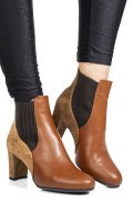 BOTINE DAMA PIELE NATURALA INTOARSA MARO 7S7770NEF