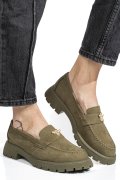 MOCASINI KHAKI PIELE NATURALA INTOARSA 4S77250