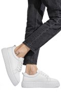 PANTOFI SPORT ALBI PIELE NATURALA 2S7721