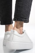 PANTOFI SPORT ALBI PIELE NATURALA 2S7721