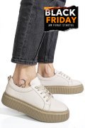PANTOFI SPORT BEJ PIELE NATURALA 2S7721